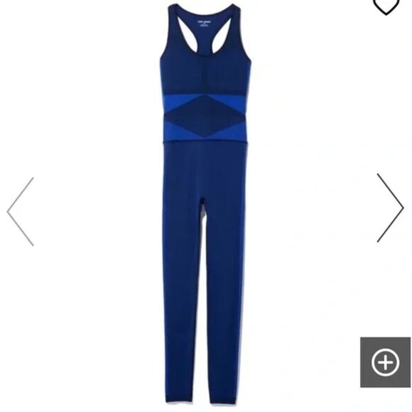 Tory Burch Sport Blue Seamless Unitard Jumpsuit - Picture 4 of 8